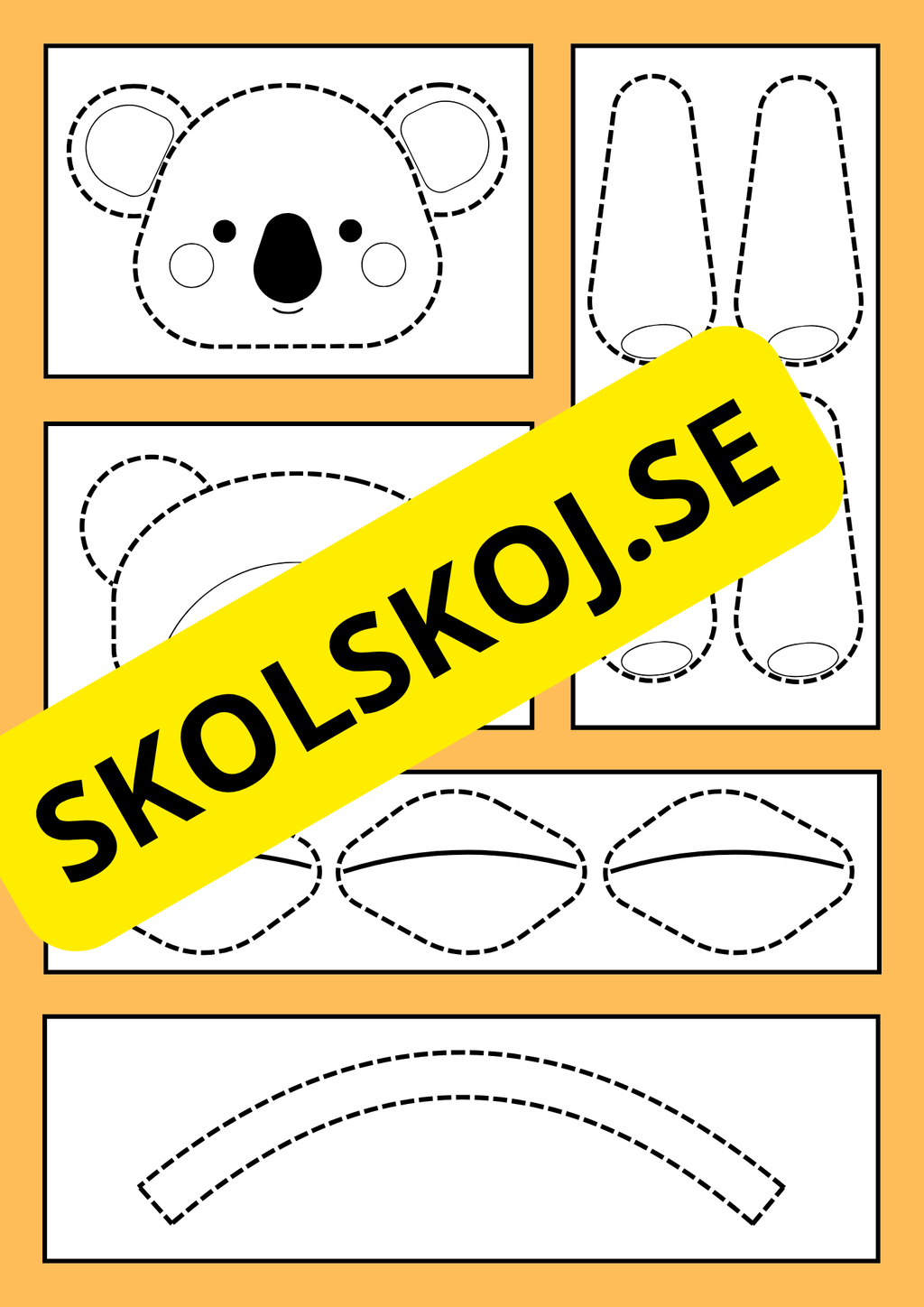 Mitt papperspyssel - Koala