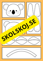 Mitt papperspyssel - Koala