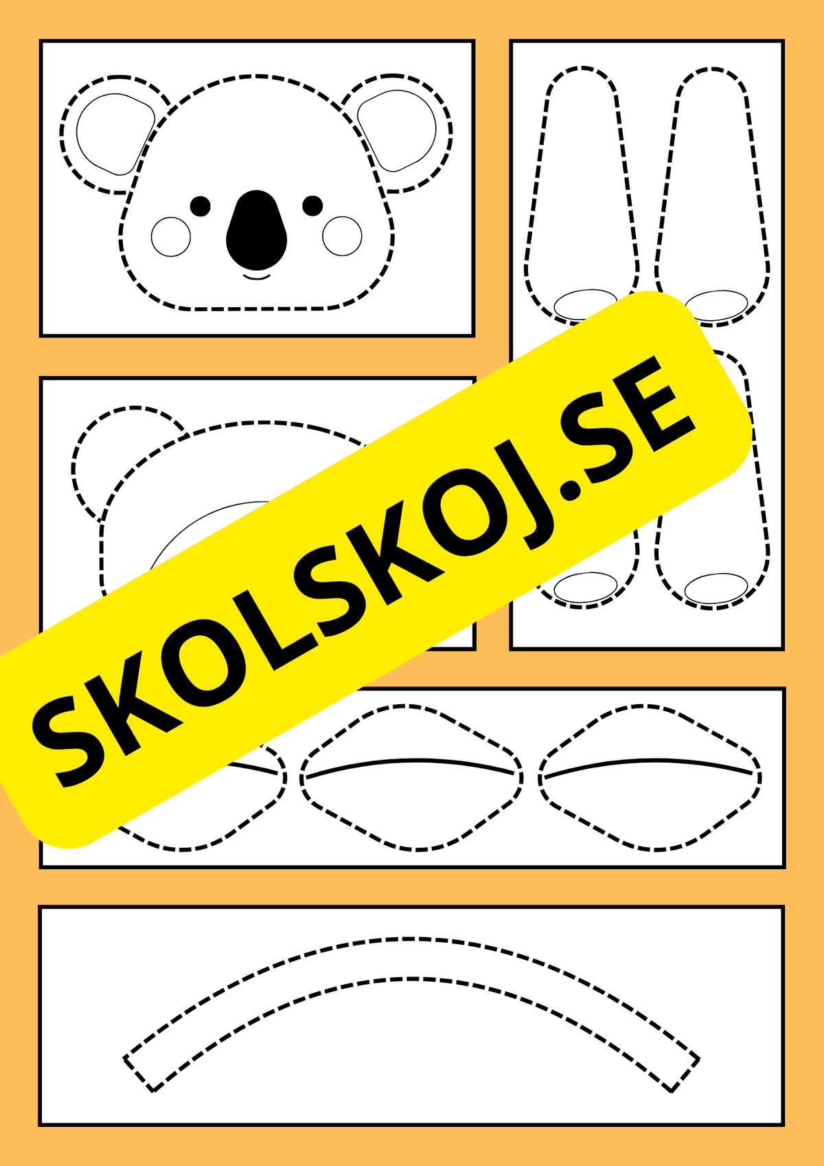 Mitt papperspyssel - Koala