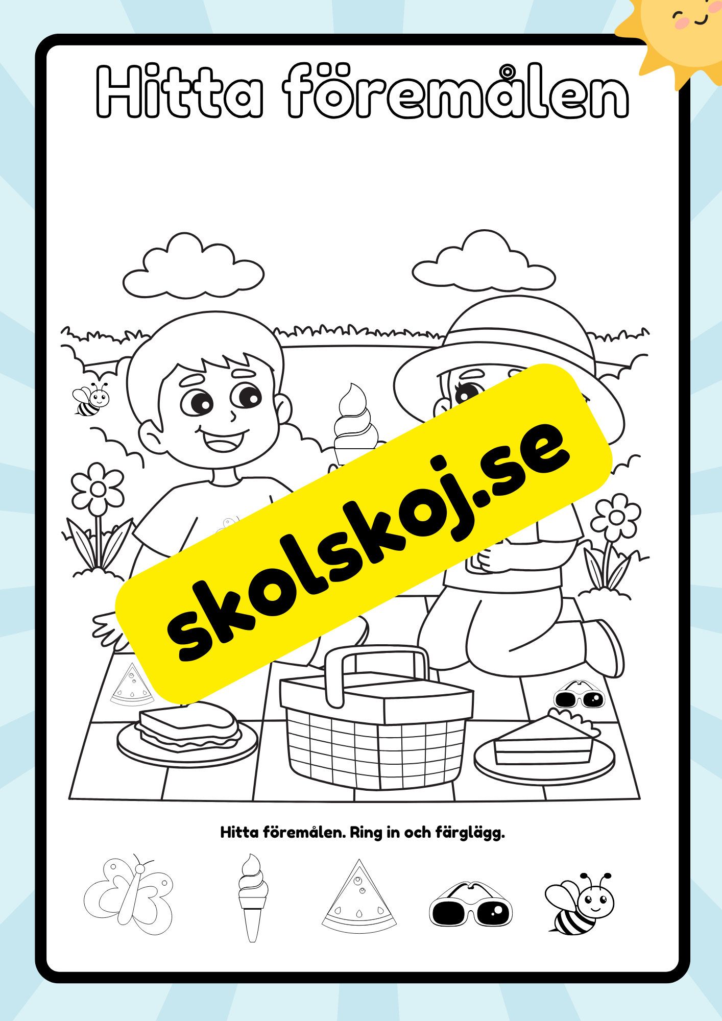 Mitt sommarhäfte - Blandade uppgifter