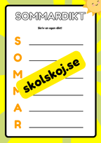 Mitt sommarhäfte - Blandade uppgifter