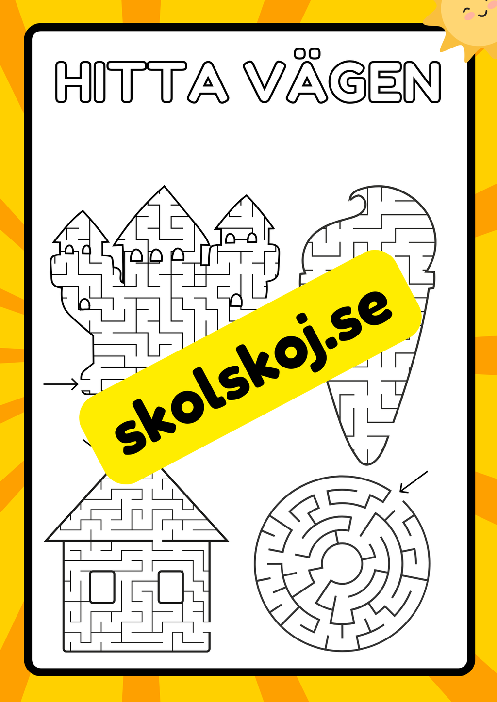Mitt sommarhäfte - Blandade uppgifter