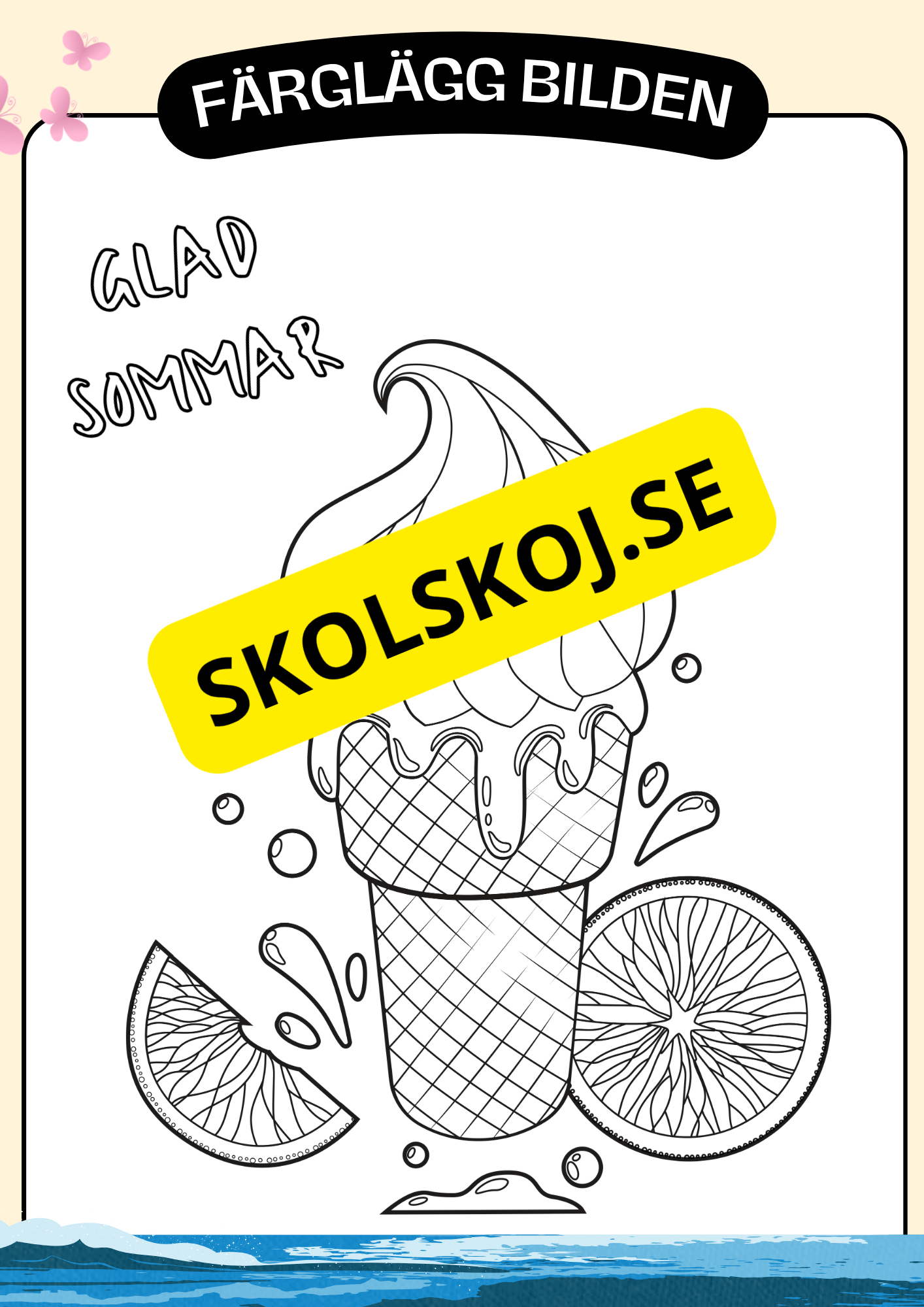 Mitt sommarhäfte (28 sidor)