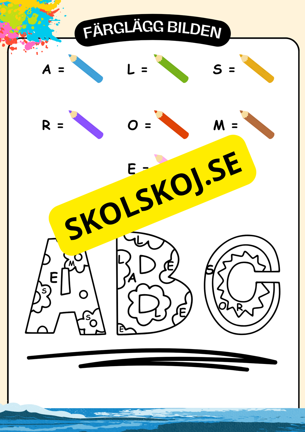 Mitt sommarhäfte (28 sidor)