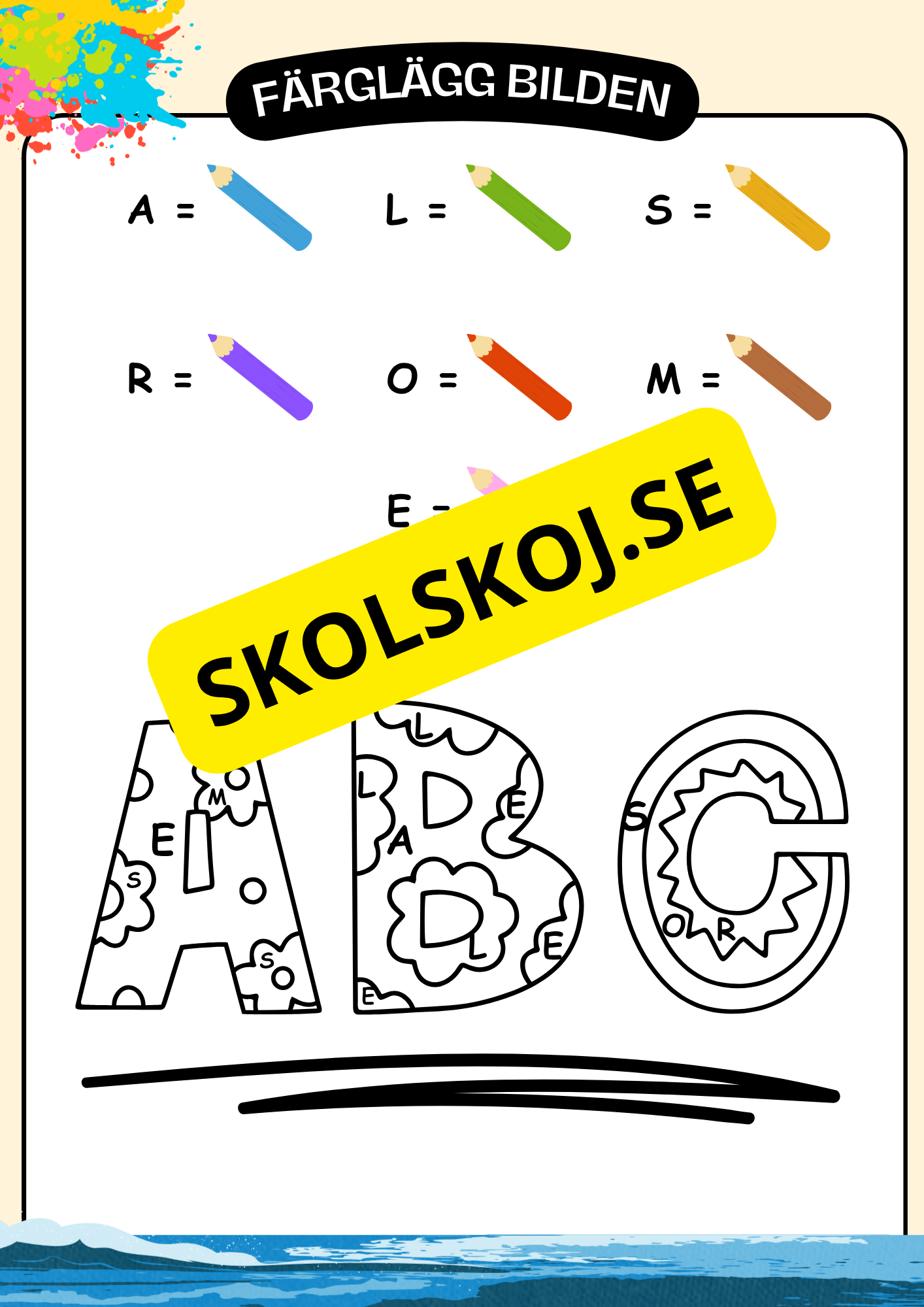 Mitt sommarhäfte (28 sidor)