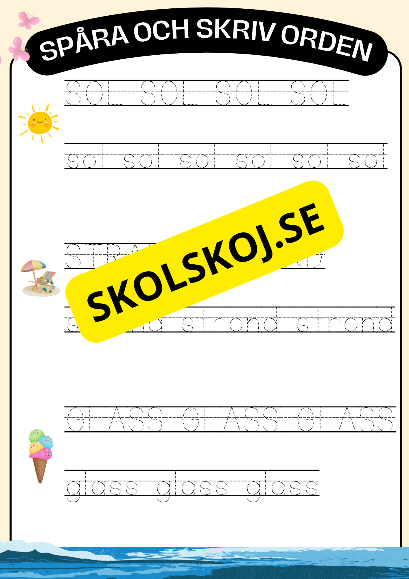 Mitt sommarhäfte (28 sidor)
