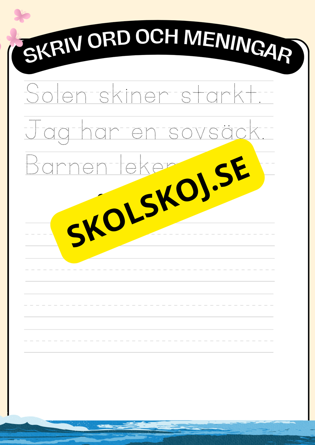 Mitt sommarhäfte (28 sidor)