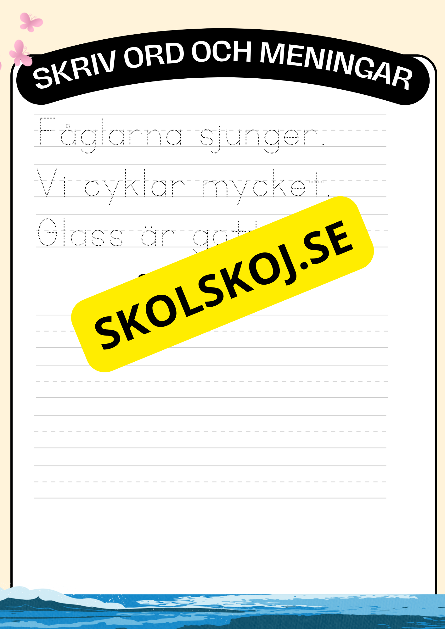 Mitt sommarhäfte (28 sidor)