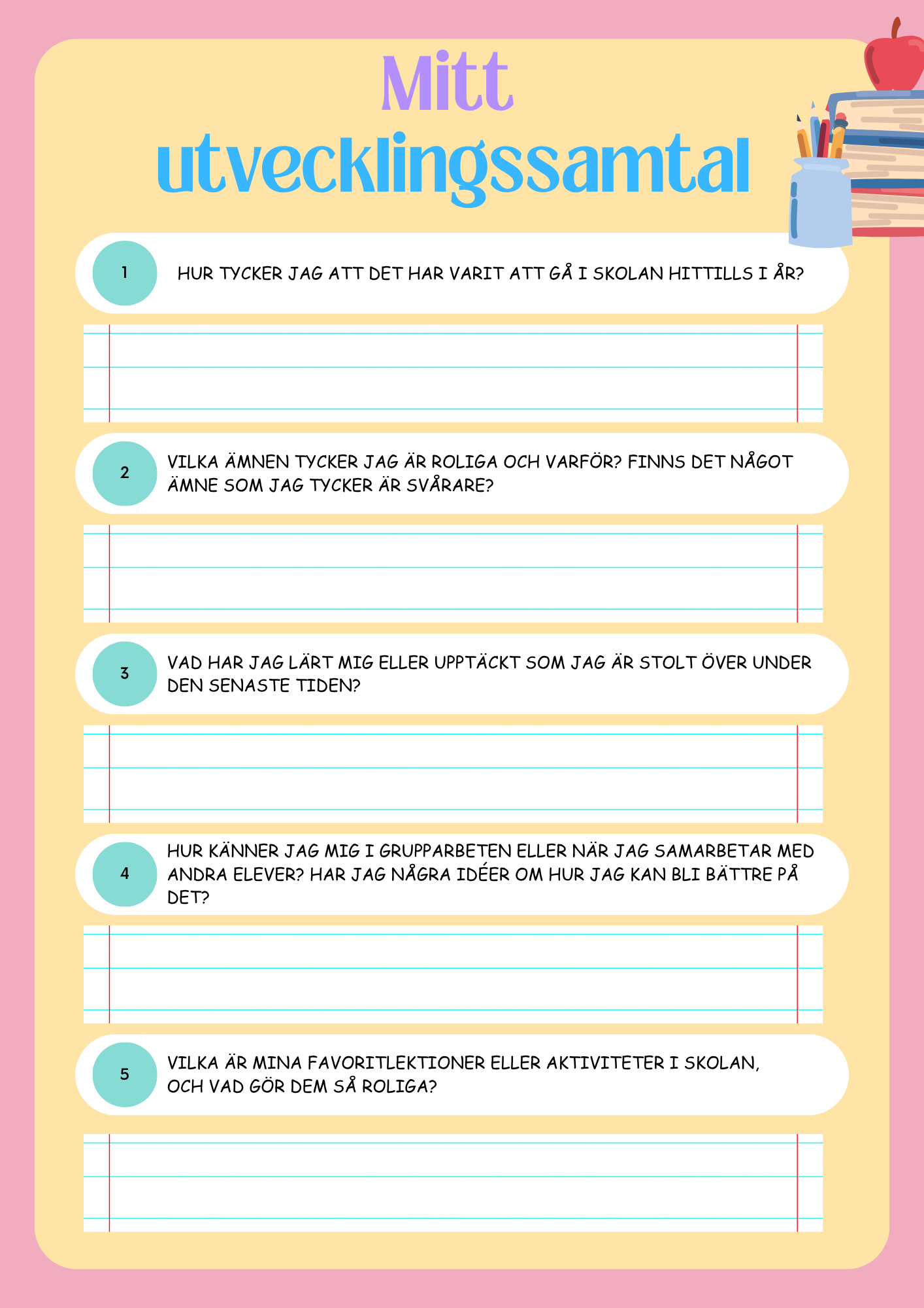 Mitt utvecklingssamtal