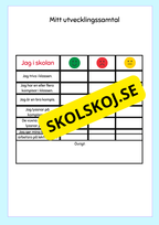 Mitt utvecklingssamtalet - Förskoleklass
