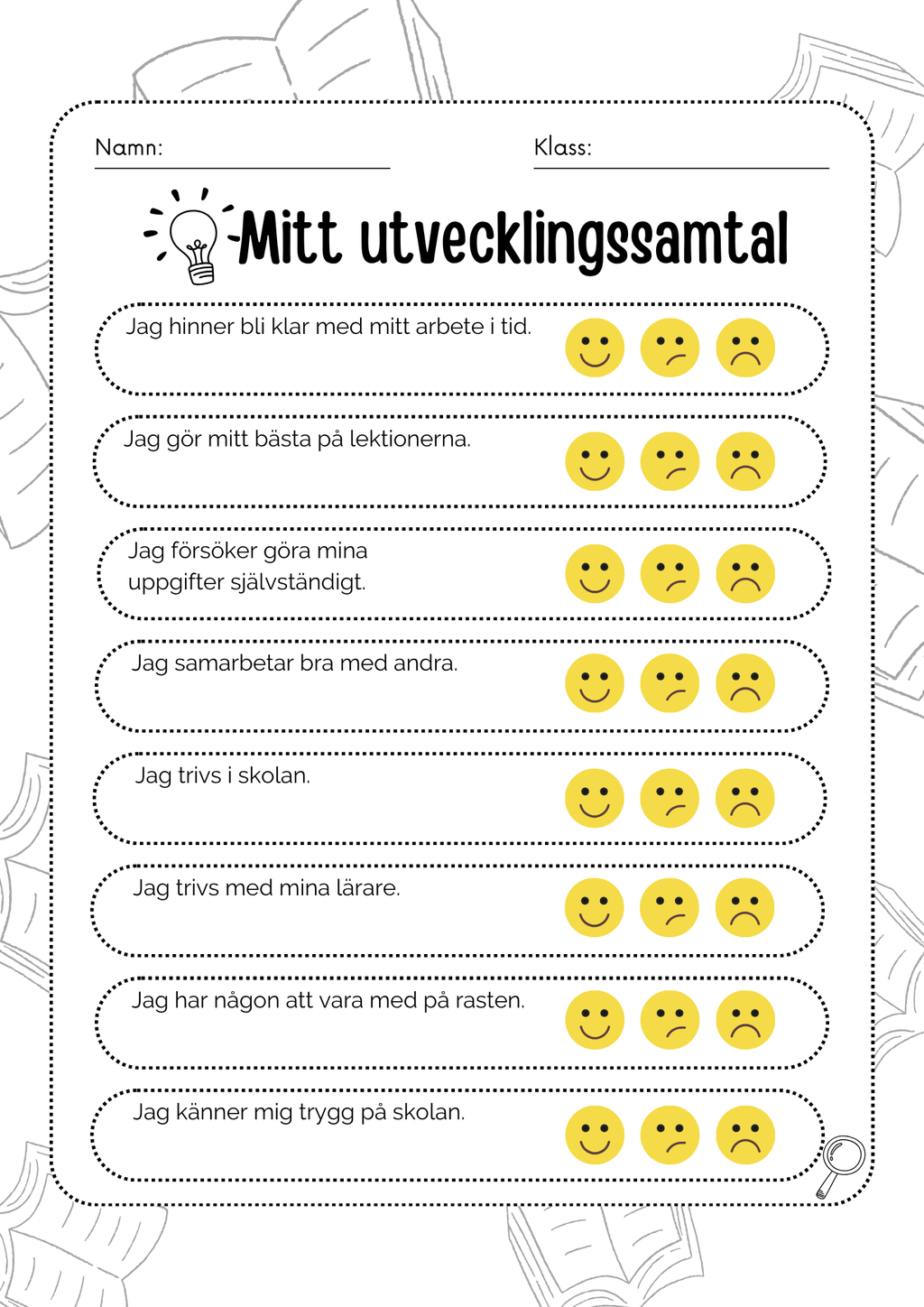 Mitt utvecklingssamtal - Åk 1 - åk 3