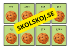 Positionsvärde - Mjölk och kakor