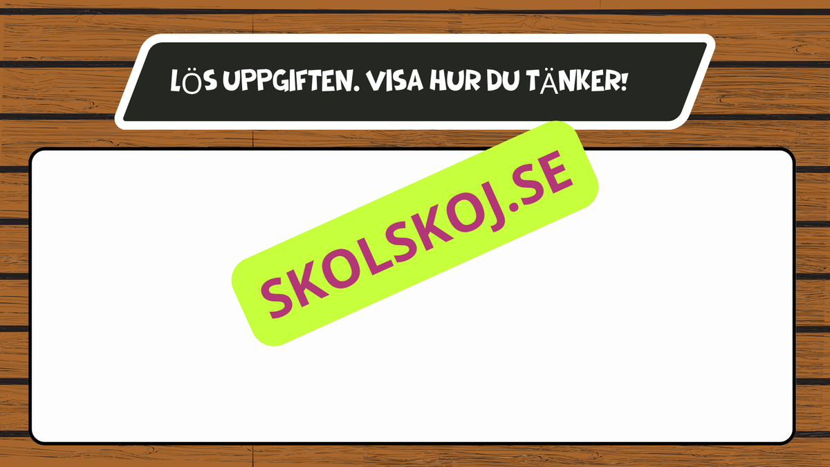 Monsterhuset – problemlösning