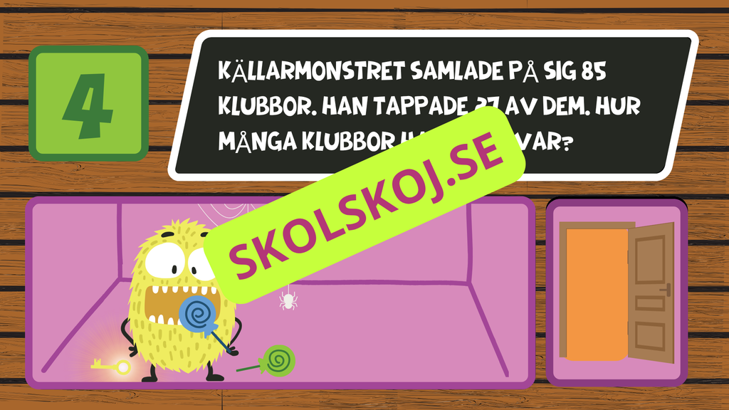 Monsterhuset – problemlösning