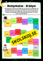 Multiplikation - Brädspel