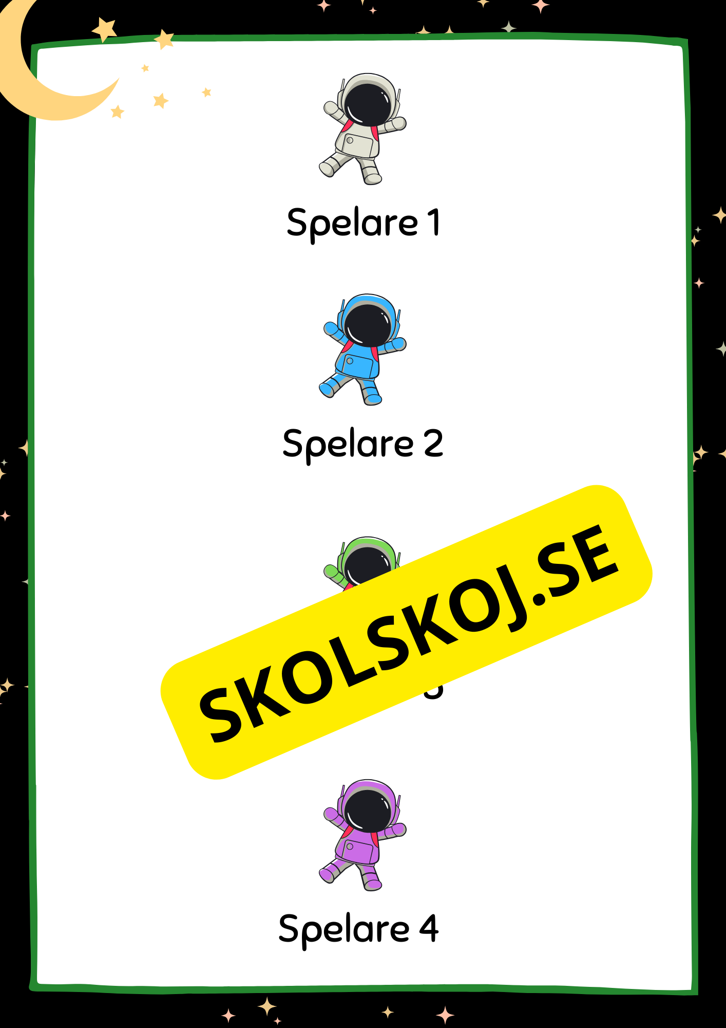 Multiplikation - Brädspel