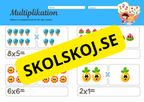 Multiplikation - Enkel multiplikation