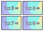 Multiplikationsflashkort 1–12