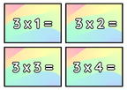 Multiplikationsflashkort 1–12