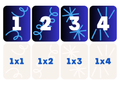 Multiplikationskort – Tabellerna 1–10
