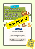 Musikaliska djur - Lättläst - Läsförståelse