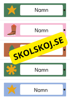 Namnskyltar - 20 st - Redigerbara