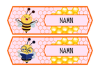 Namnskyltar - Redigerbara - Powerpoint - Bin
