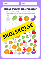 När du är klar – frukt- och grönsaksaktiviteter