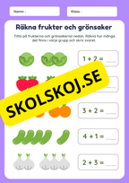 När du är klar – frukt- och grönsaksaktiviteter