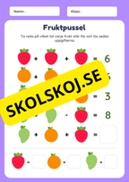 När du är klar – frukt- och grönsaksaktiviteter