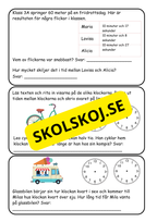 Nationella provet - Årskurs 3 - Blandade uppgifter