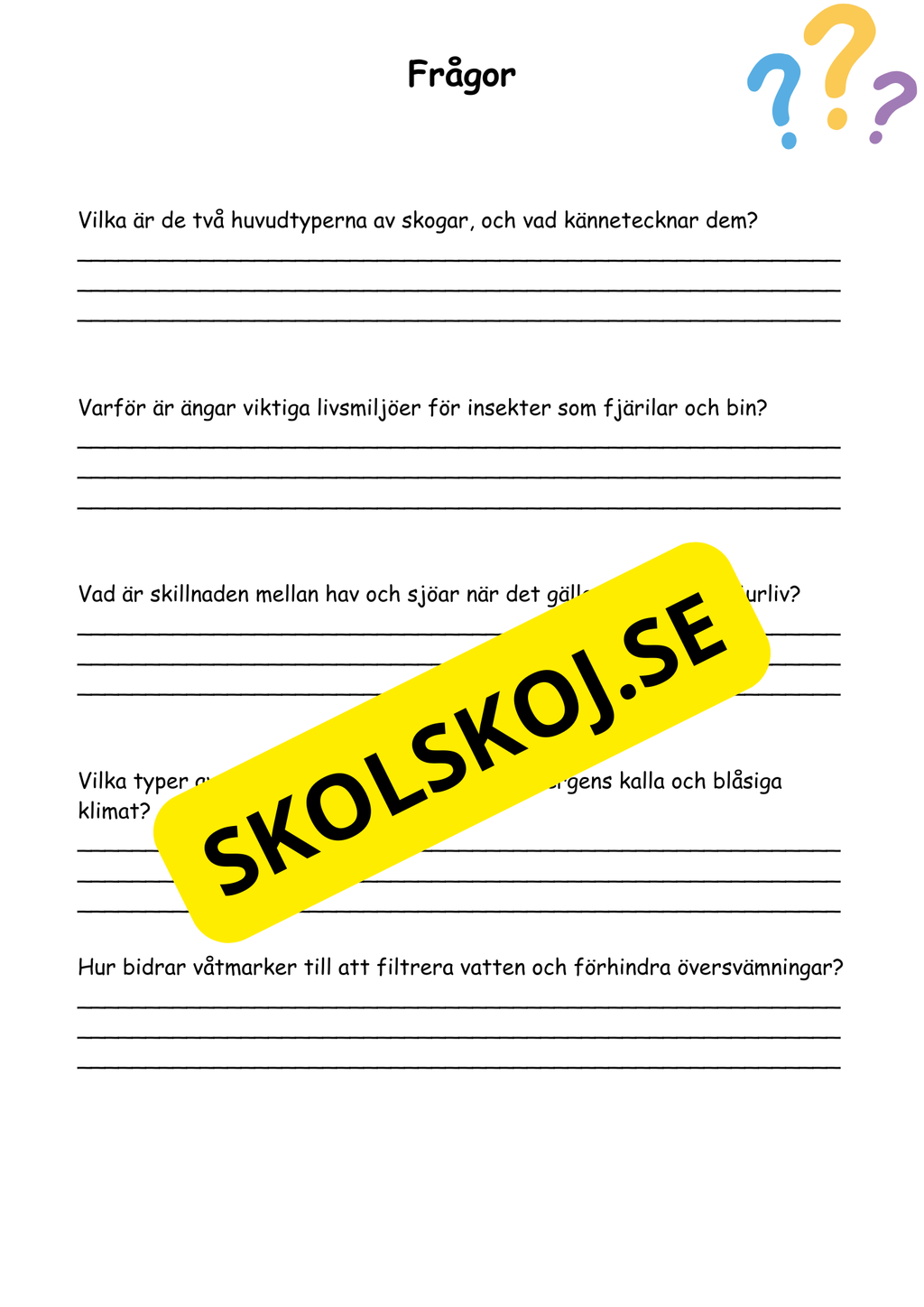 Naturen omkring oss - Häfte årskurs 4 - 6