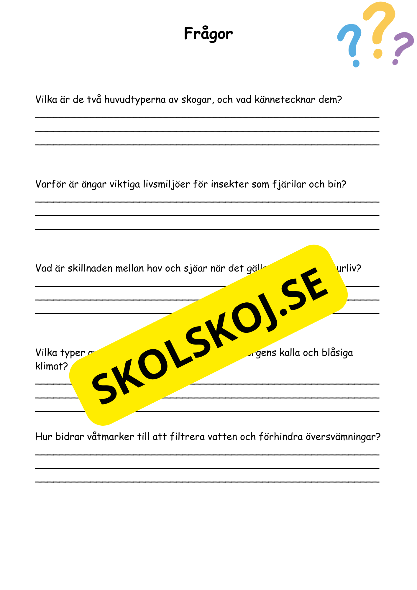 Naturen omkring oss - Häfte årskurs 4 - 6