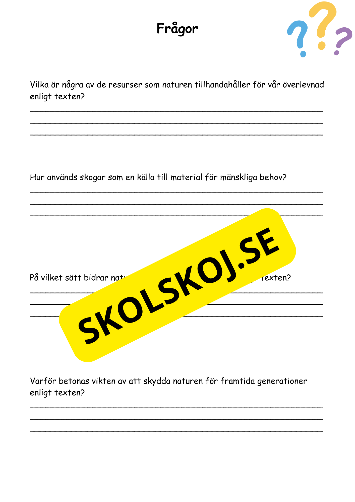 Naturen omkring oss - Häfte årskurs 4 - 6