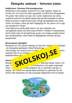 Naturens magi - Hur växter, djur och andra organismer lever och samspelar (Årskurs 4 - 6)