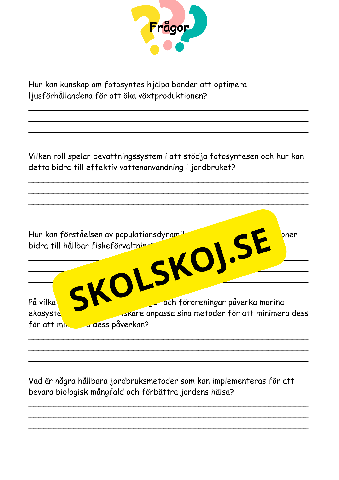 Naturens magi - Hur växter, djur och andra organismer lever och samspelar (Årskurs 4 - 6)
