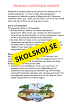 Naturens mosaik - Växter och djur i naturen