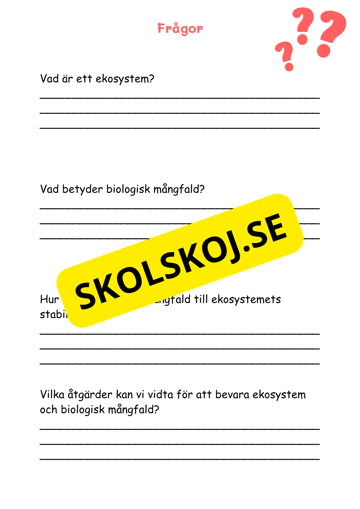 Naturens mosaik - Växter och djur i naturen