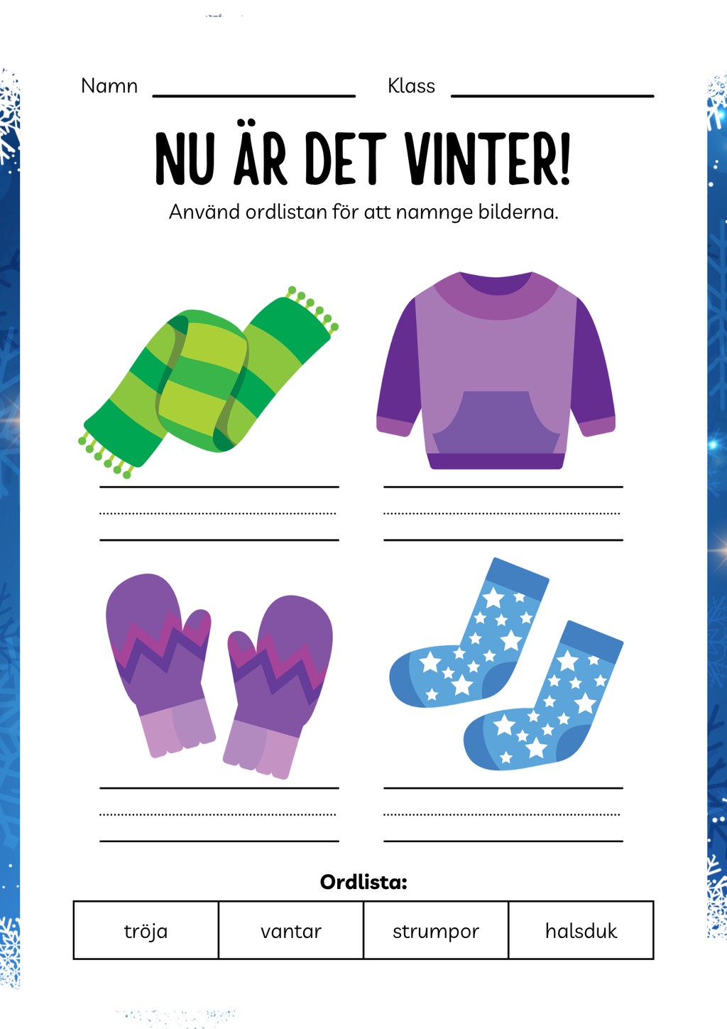 Nu är det vinter