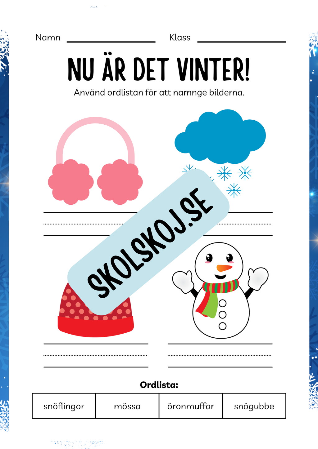 Nu är det vinter