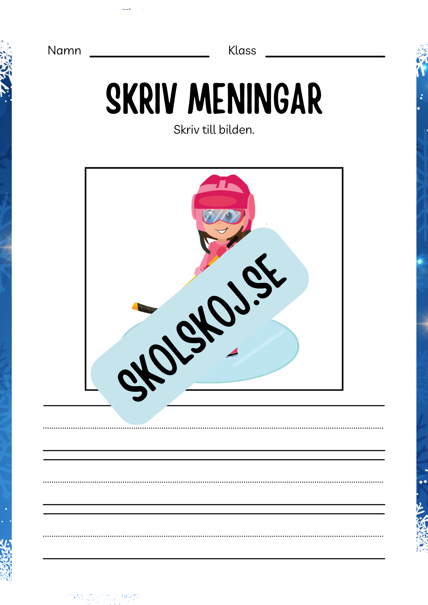 Nu är det vinter