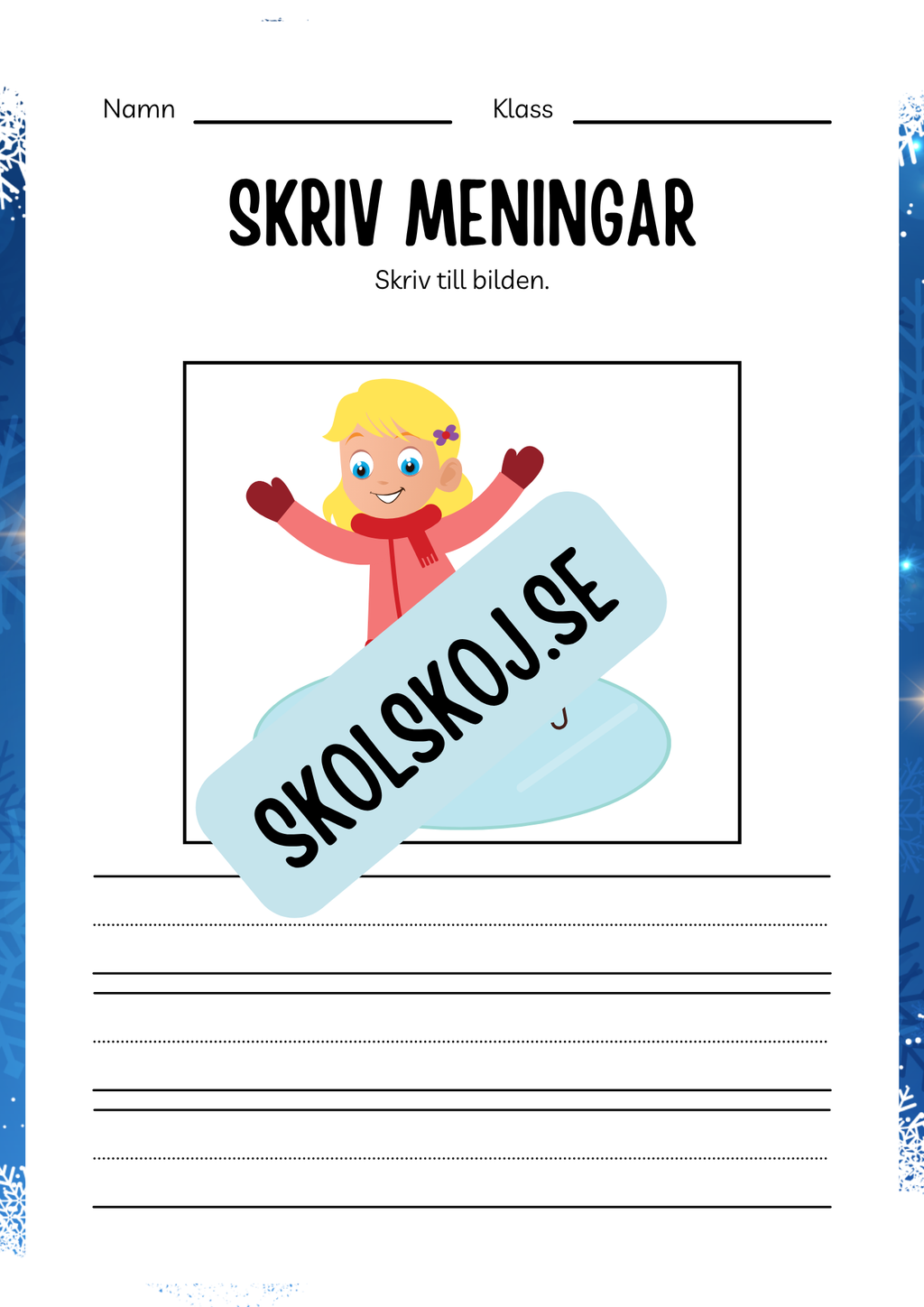 Nu är det vinter