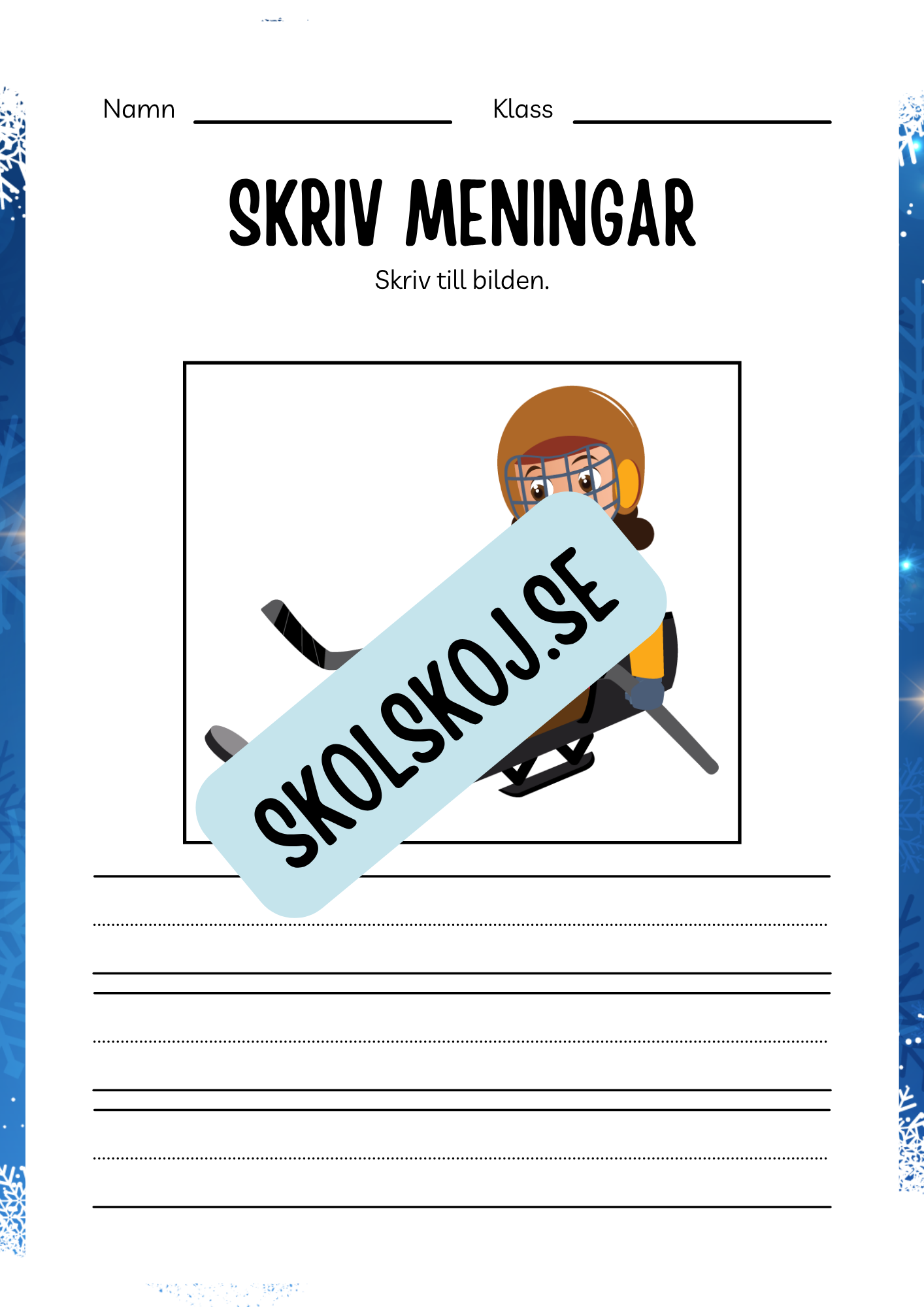 Nu är det vinter
