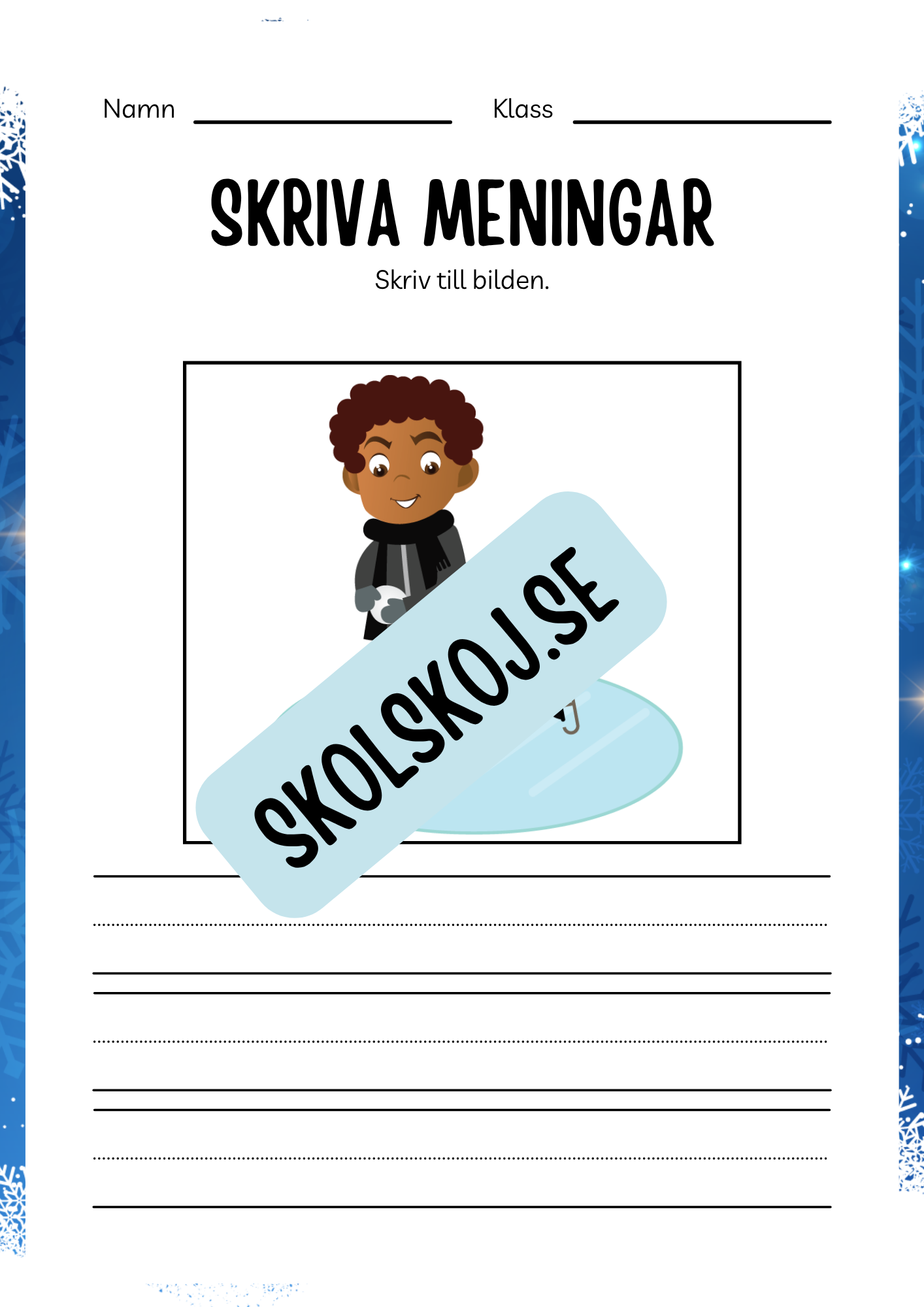 Nu är det vinter