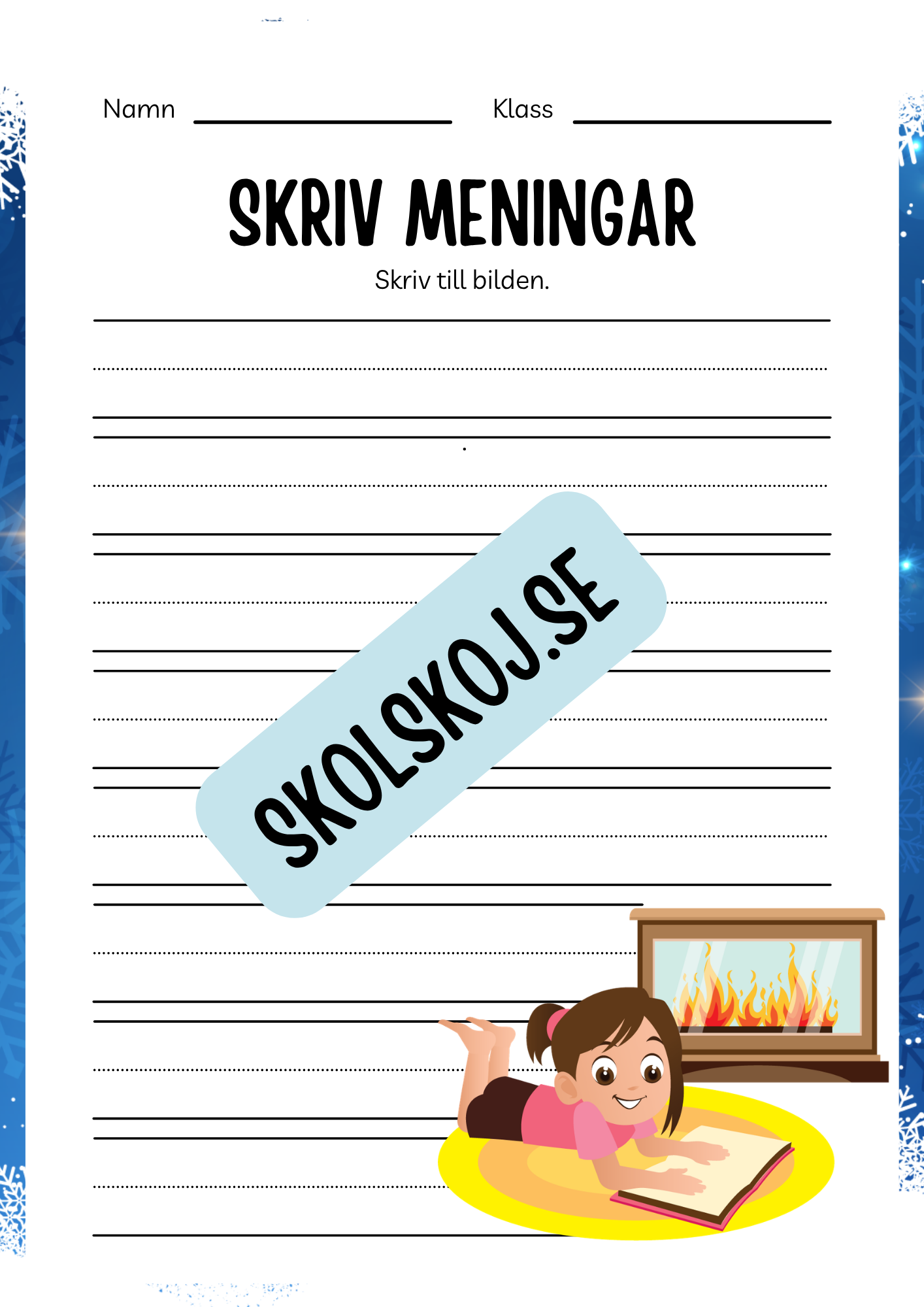 Nu är det vinter
