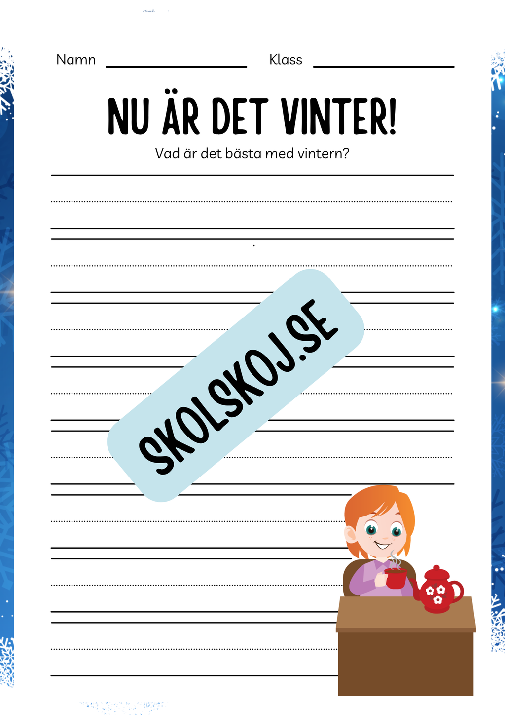 Nu är det vinter