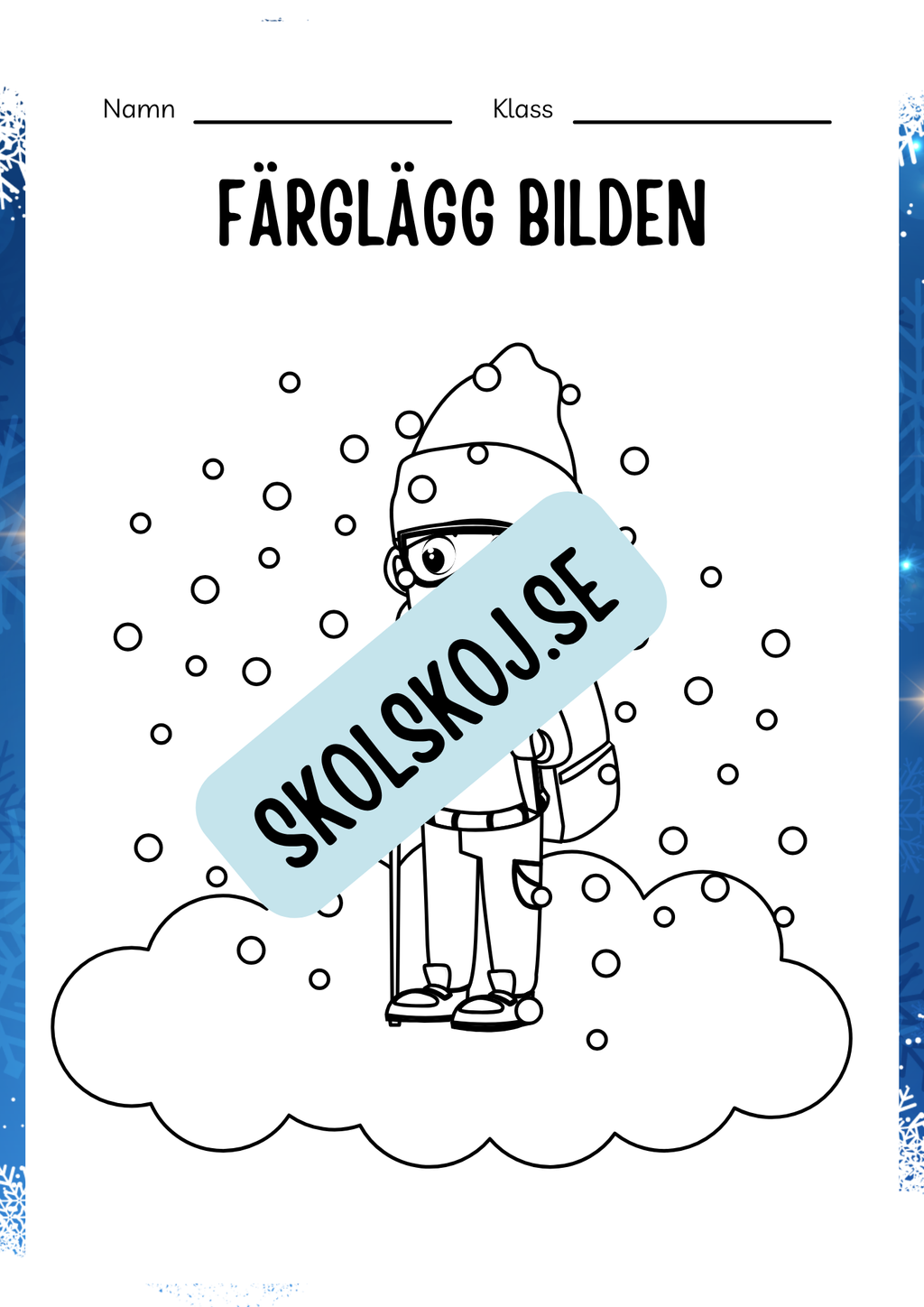 Nu är det vinter