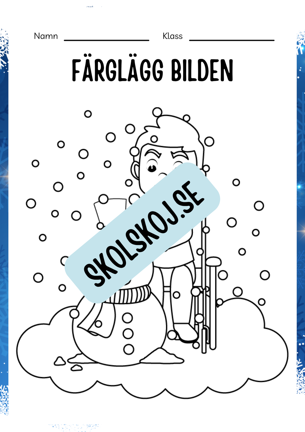 Nu är det vinter