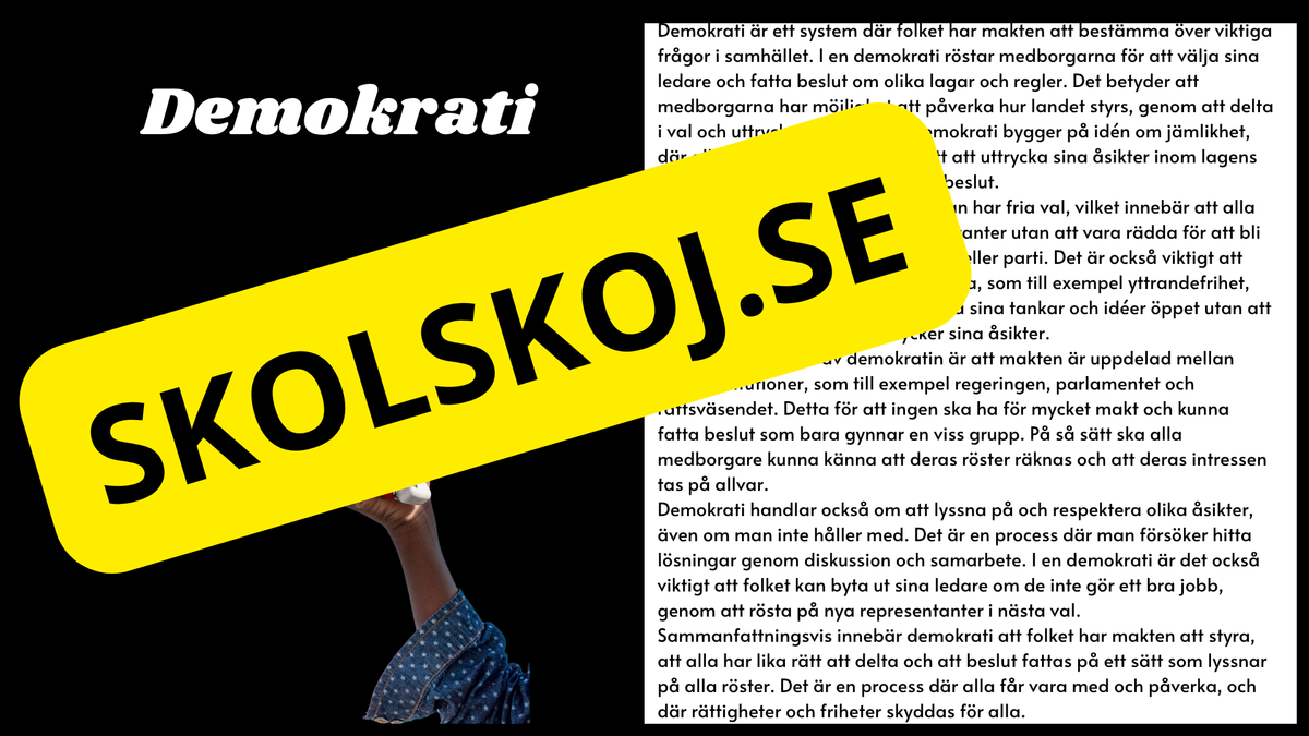 Olika styrelseskick – läsförståelse och frågor
