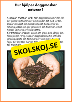 Om daggmasken - Åk 4 - 6